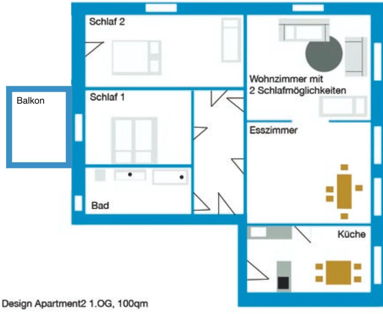 וויימר Design Apartments "Hier War Goethe Nie" חדר תמונה
